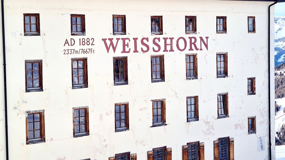 Hotel Weisshorn Nahaufnahme